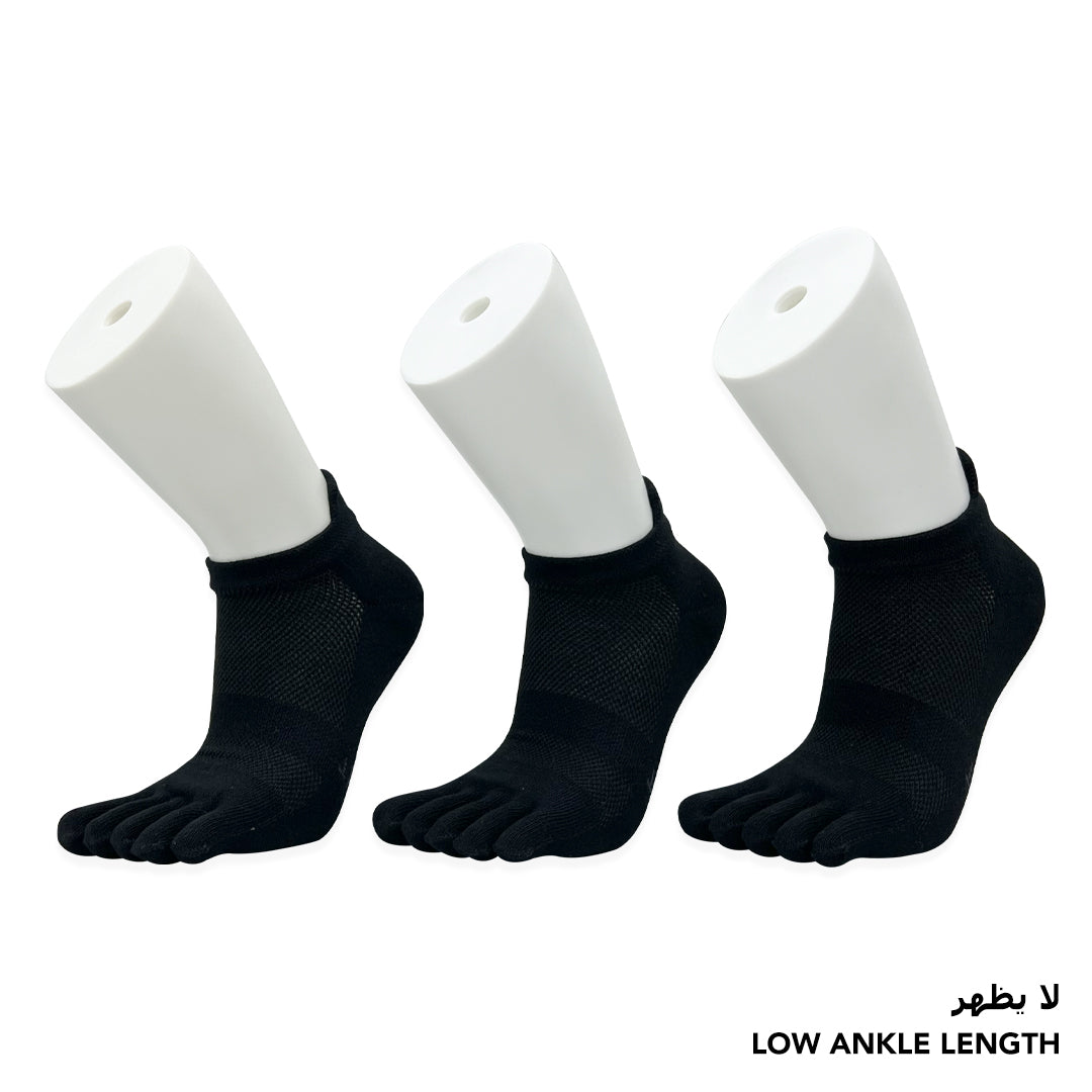 Independent Black Toe Socks for Women & Girls - Low Ankle