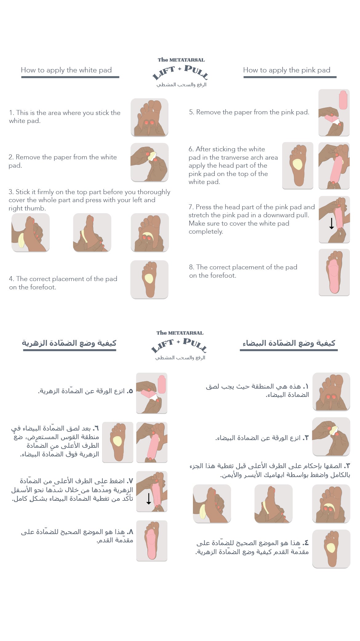 The Metatarsal Lift + Pull رافعة مشط القدم + السحب