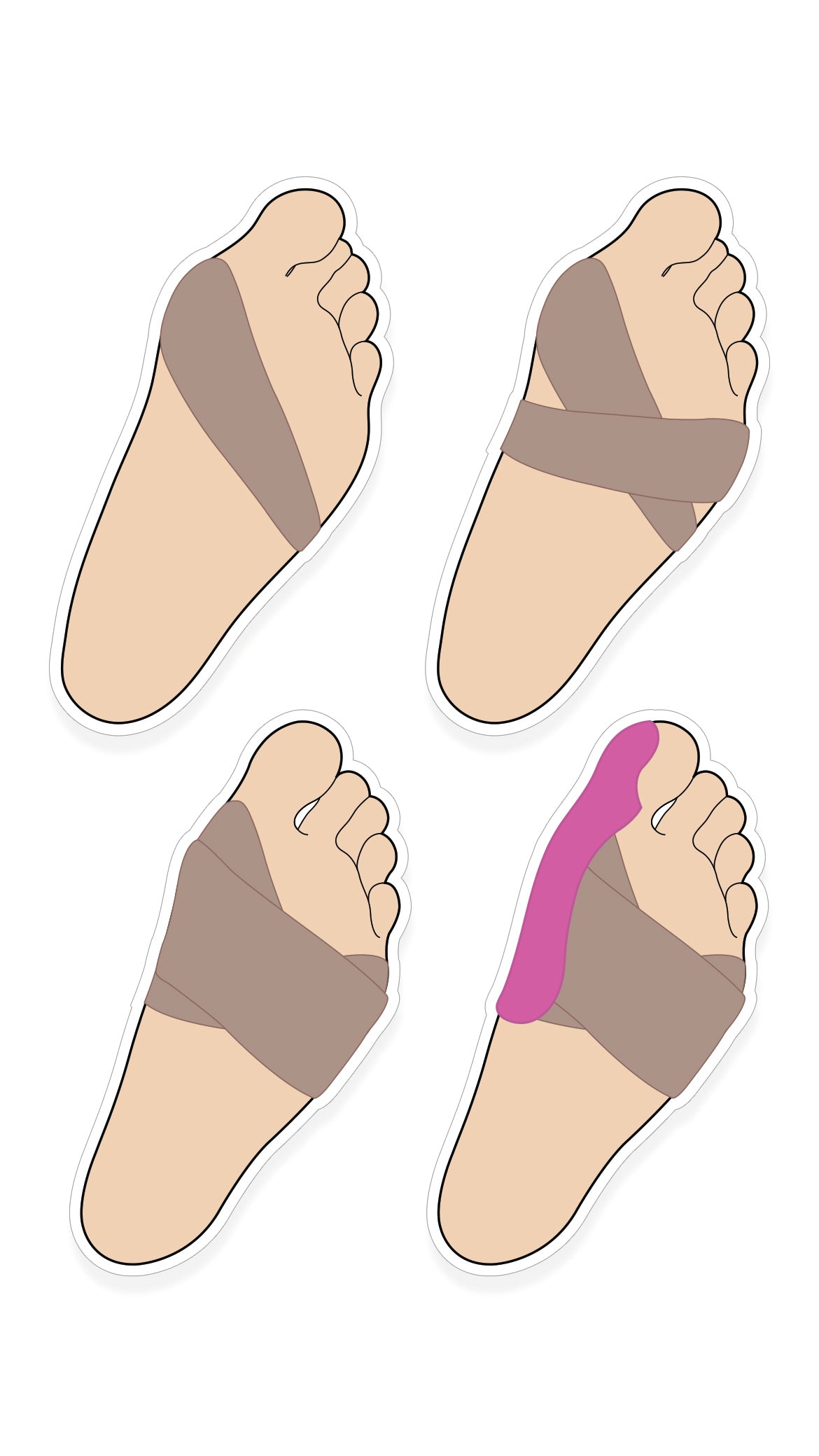 The Bunion Sticker ملصق التورّم