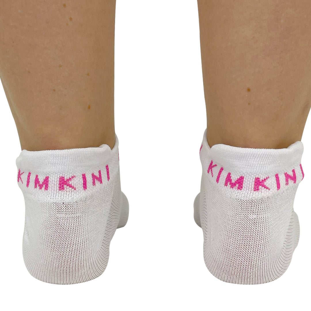 Breathable KIMKINI golf toe socks made with combed cotton