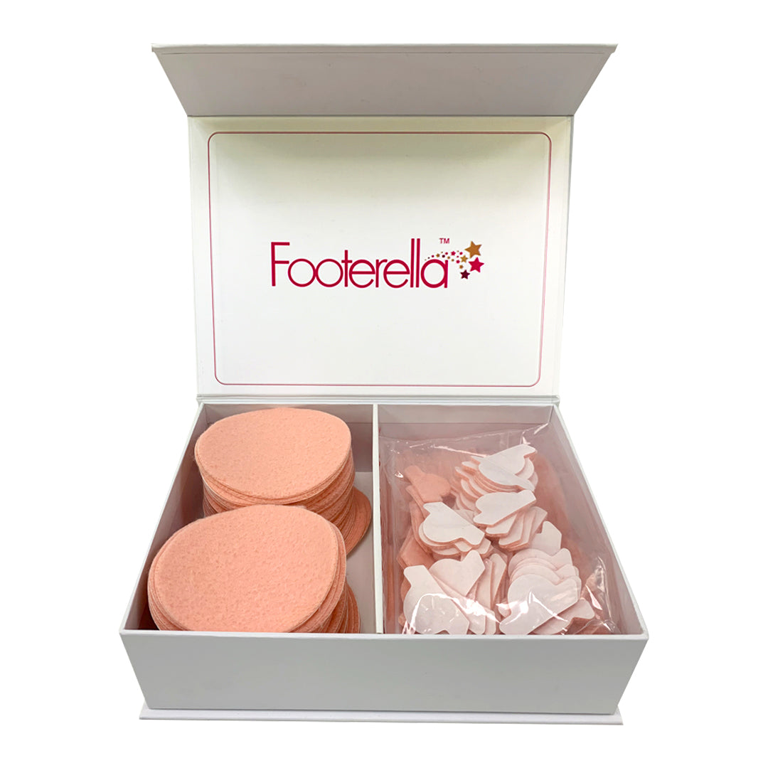 Bunny pads foot cushions for reducing friction inside shoes