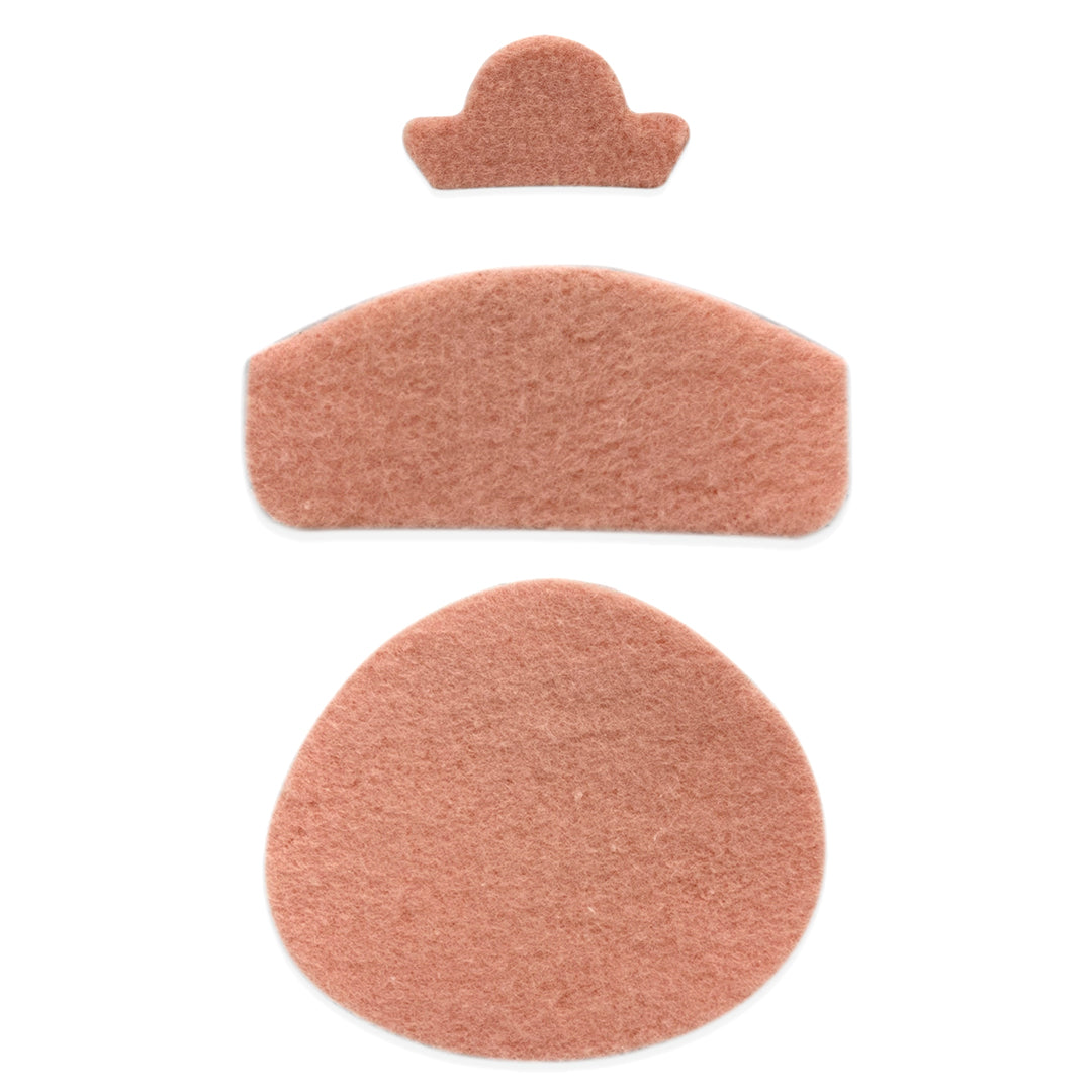 Ultra-thin toe pad long pad large oval pad designed for high heel footwear